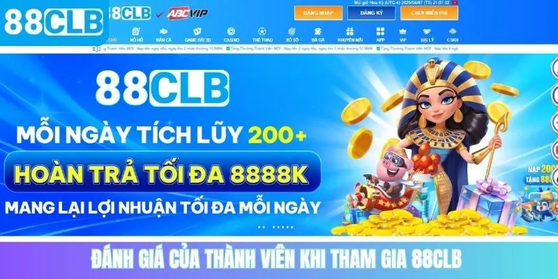 Đánh giá của thành viên khi tham gia 88CLB